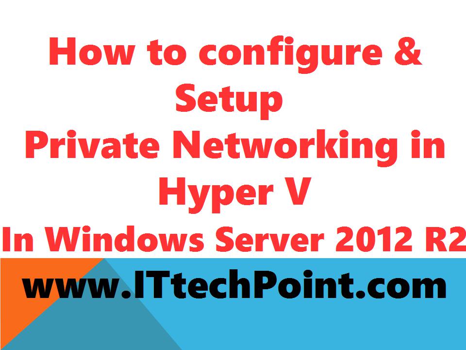 Setup HyperV networking